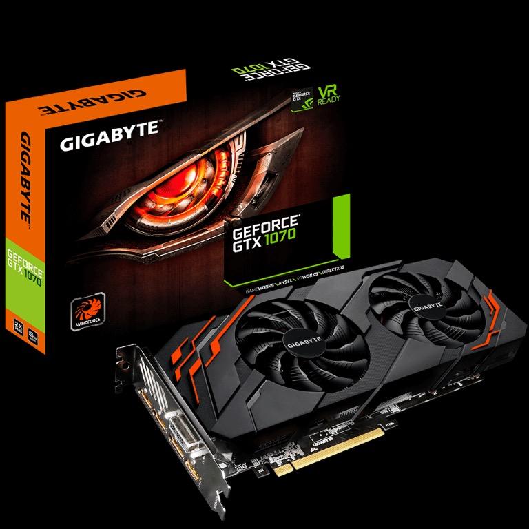 Gigabyte geforce gtx 1070 windforce top