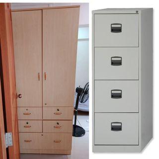 Filing Cabinet With Lock Furniture Carousell Singapore