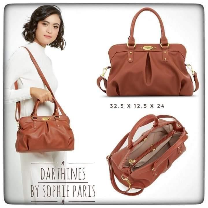 SOPHIE PARIS BROWN BAG with FREEBIE of your CHOICE