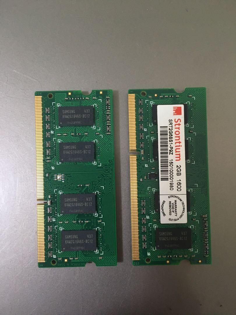 Strontium SRT2G68S1-P9Z 4GB kit (2GB x 2) DDR3 1333MHz, Computers