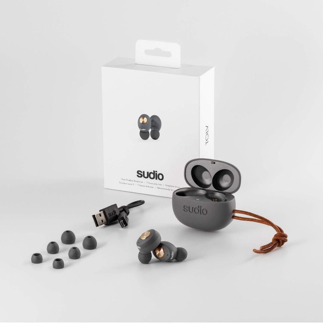 Sudio Tolv True Wireless Earphones Anthracite Design Electronics Audio On Carousell