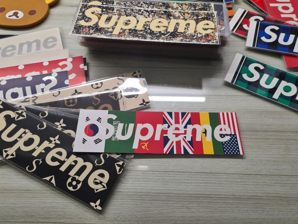 50pcs Supreme Logo Assorted Vinyl Decal Stickers 