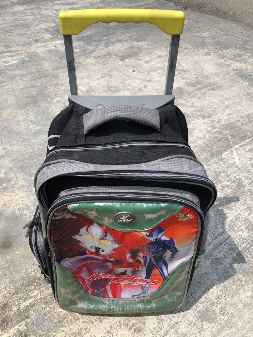 unme trolley school bag