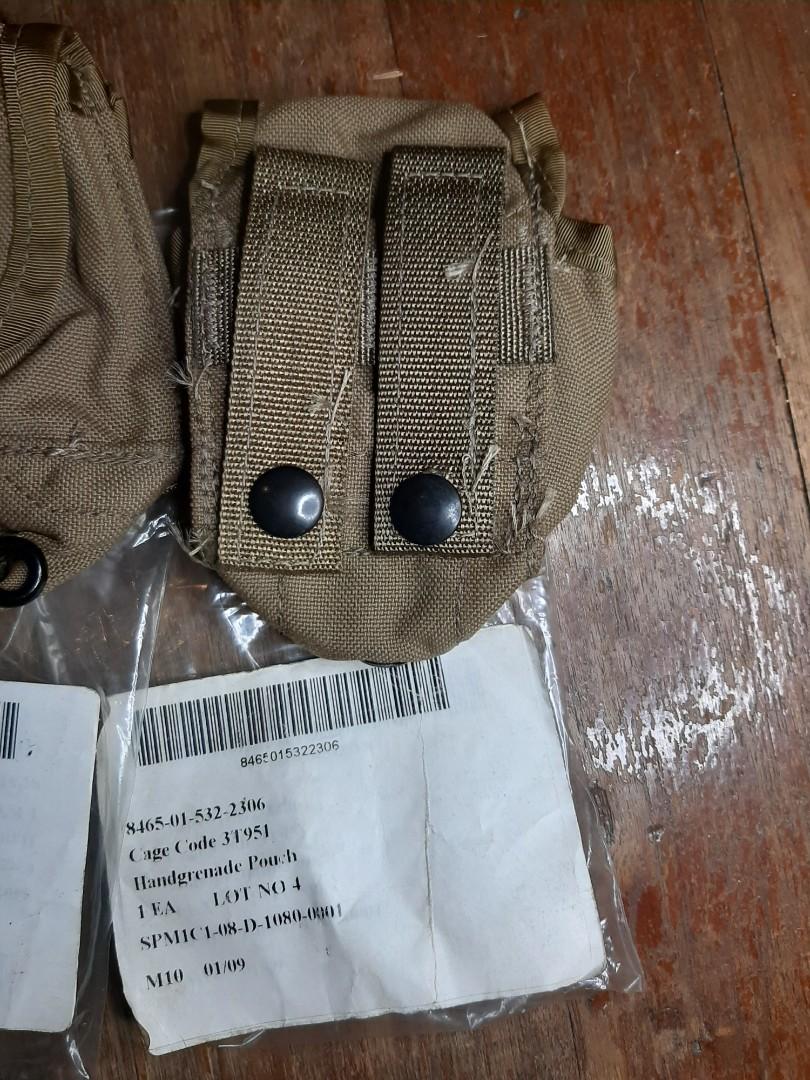 The Specialty Group Military Pouch (Category: Airsoft) located in Pasig City. Submitted by ma-rt (Listing ID 1031958637, Image 2). Description: The Specialty Group Military Spec HG, Compas Pouch Original issue NOS dated Jan 2009 Cayote Brown Molle tactical vest attachment 500.00 pesos each Manila pick up via grab, lalamove or any other courier you prefer as long as you facilitate shipping thanks.