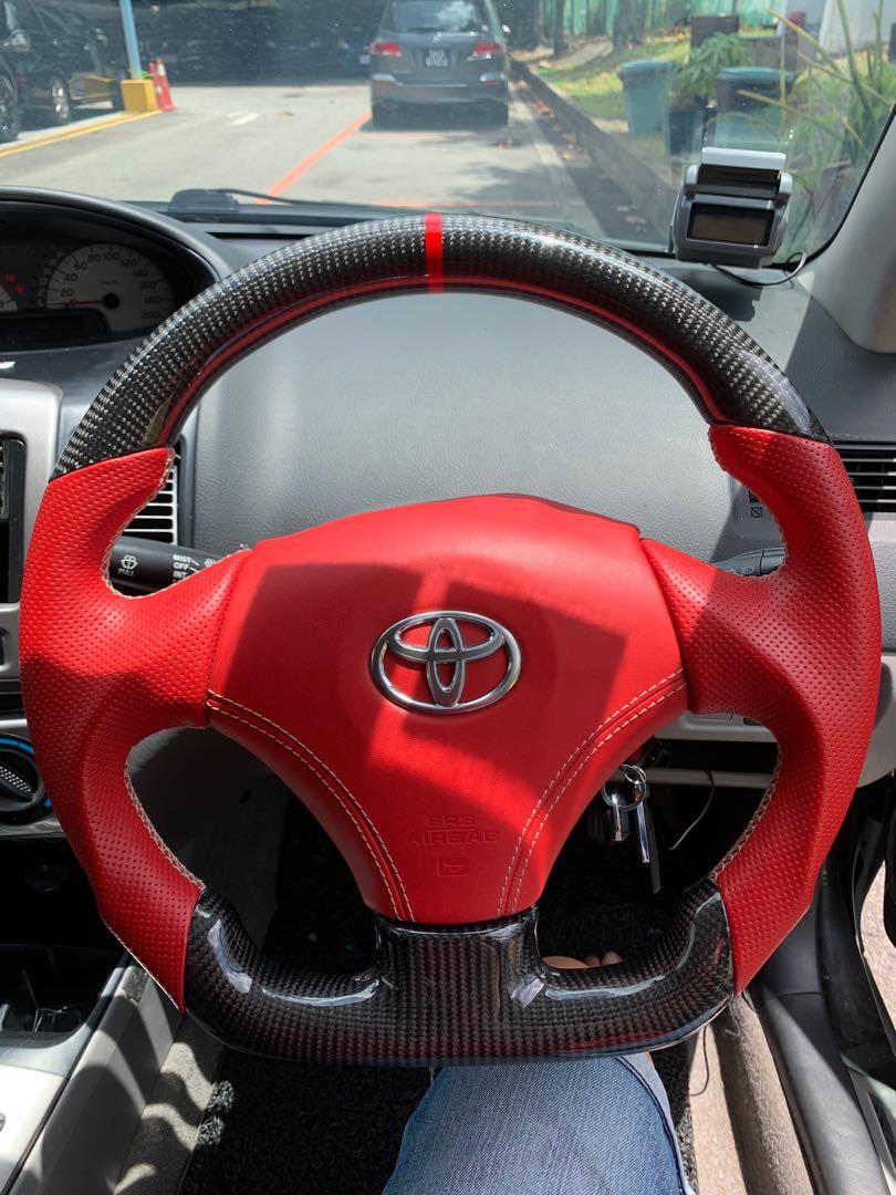 Toyota Vios Carbon Steering Car Accessories Accessories On Carousell