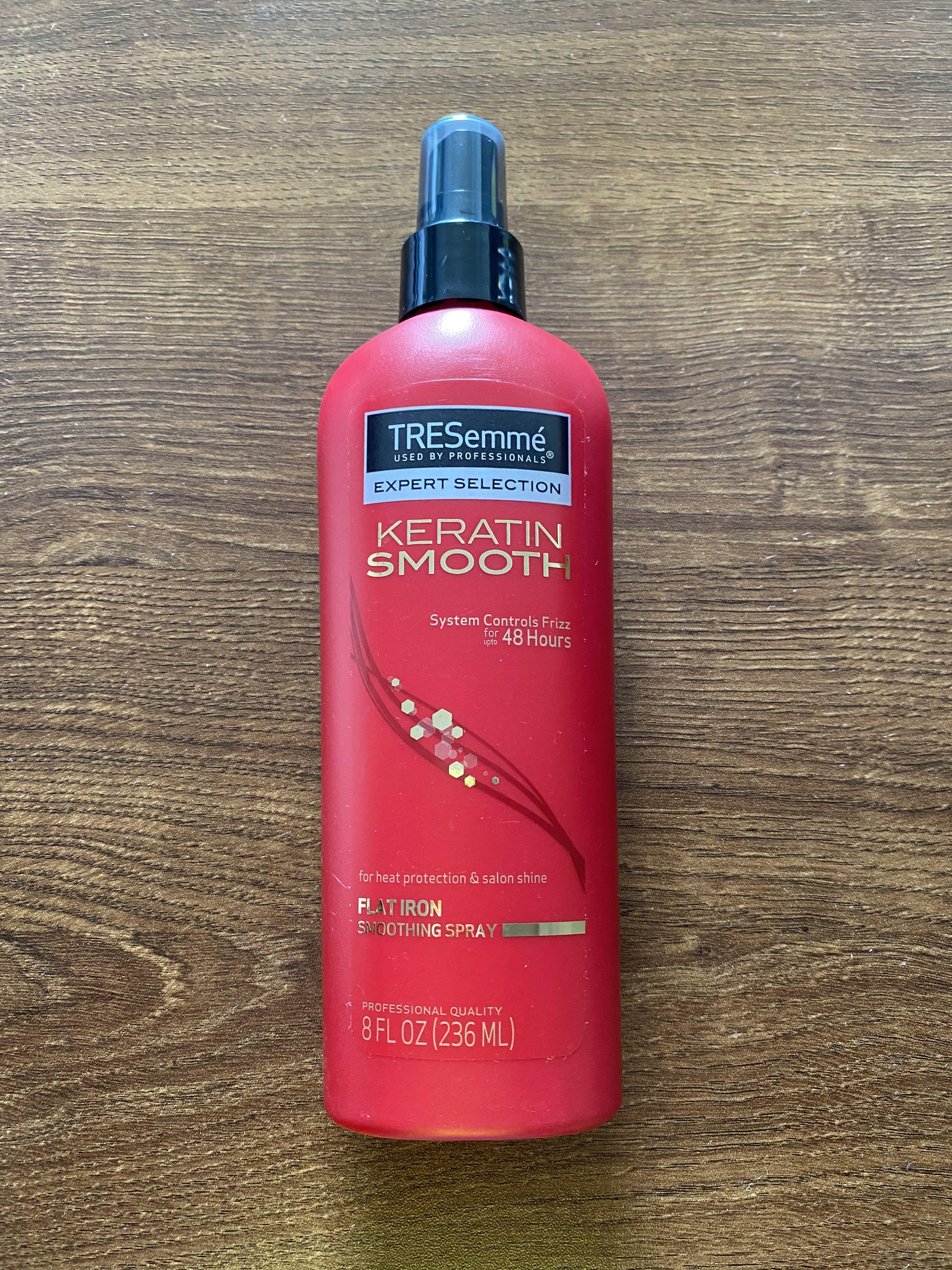 Tresemme keratin smooth flat iron smoothing spray clearance