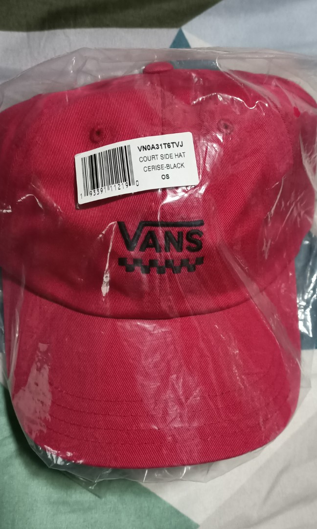 vans cap red