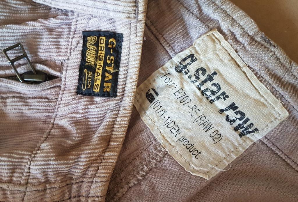 G star corduroy hot sale pants