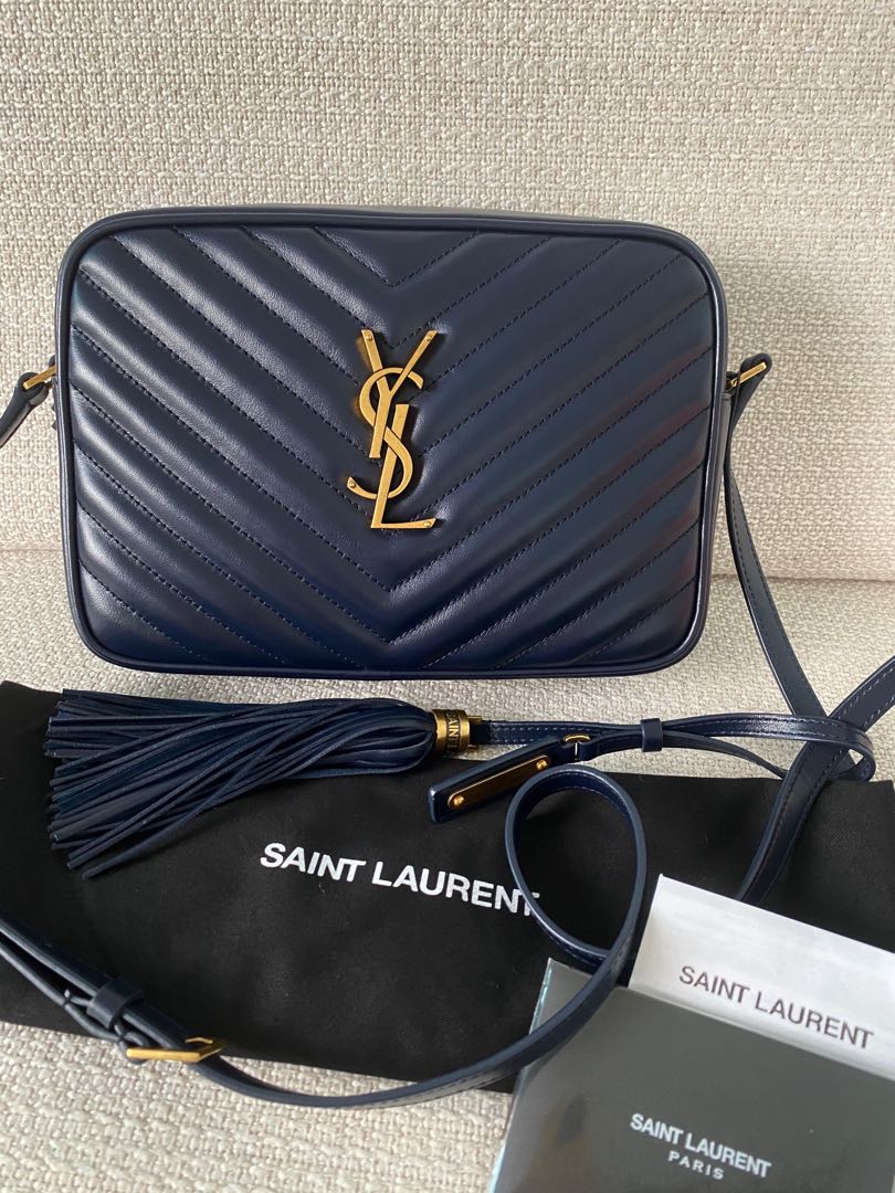 Saint Laurent Lou Camera Bag - Blue