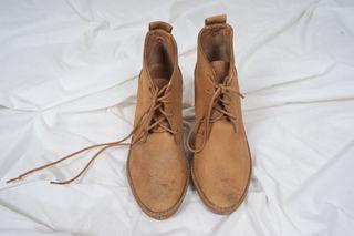 Zara Boots Ankle Heels Wedges