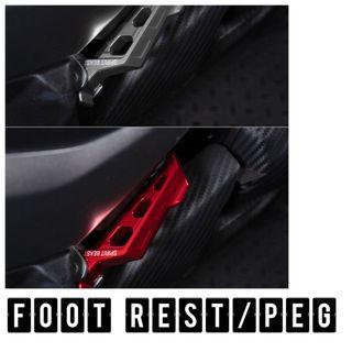 【Spirit Beast】Pillion Foot Rest / Peg for Yamaha XMAX | Nmax | Aerox | Tmax | R15