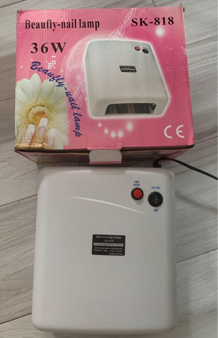 美甲燈機 指甲照燈機快乾指甲機指甲油快速乾透nail Lamp 指甲油手甲腳甲gel甲hard Gel Soft Gel適用 電子產品 其他 Carousell