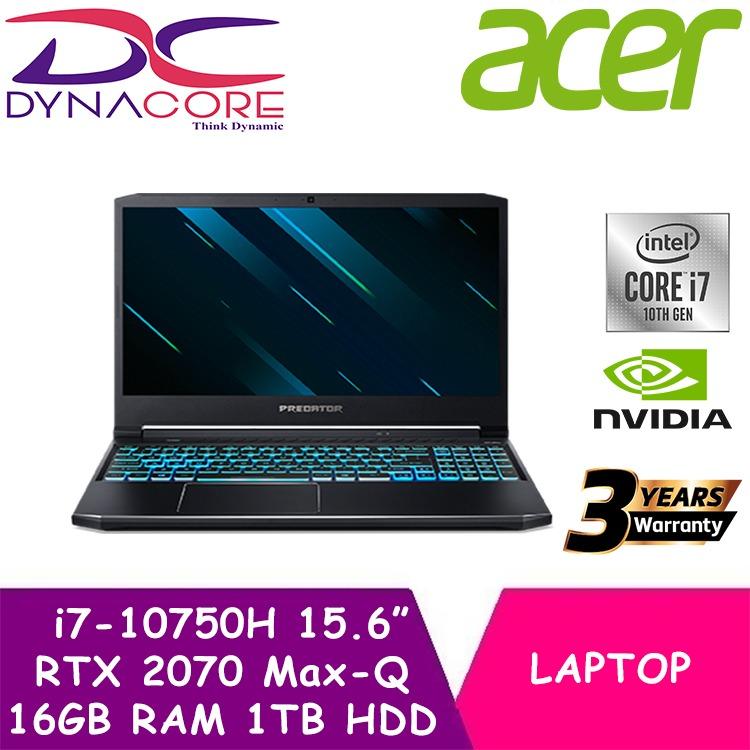 Acer Predator Helios 300 Ph315 53 75af I7 10750h 1 16gb Ddr4 240hz