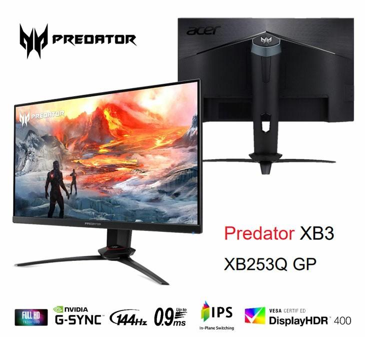 Acer Predator Xb253qgp 24 5 1080p Fhd Ips 144hz Gaming Monitor G Sync Compatible Electronics Computer Parts Accessories On Carousell