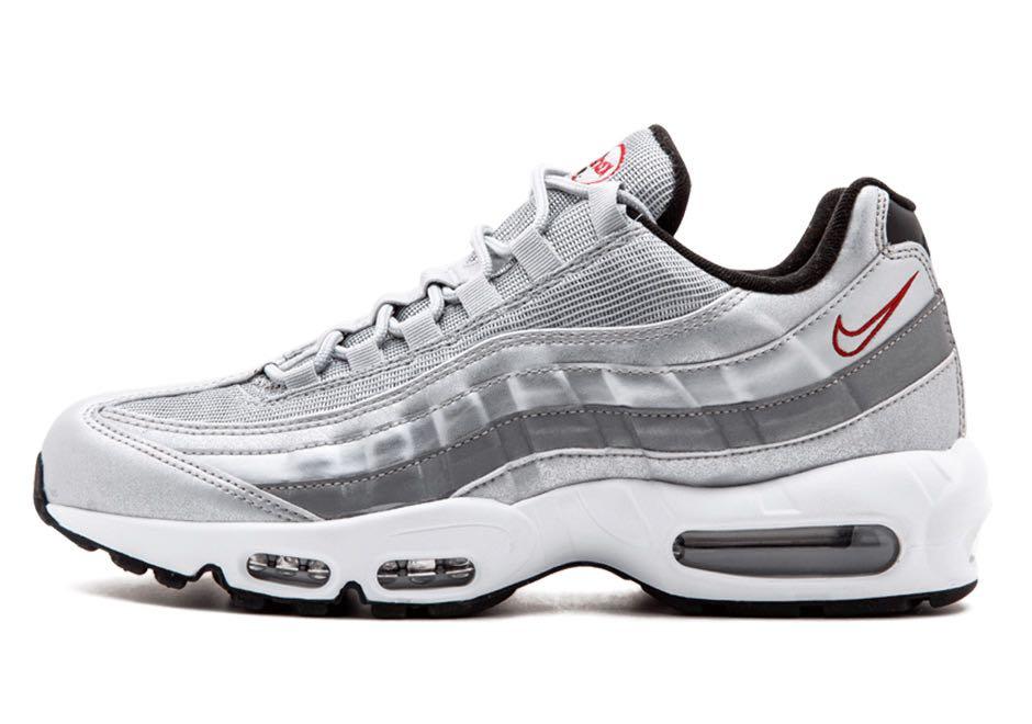 Nike air 95 silver outlet