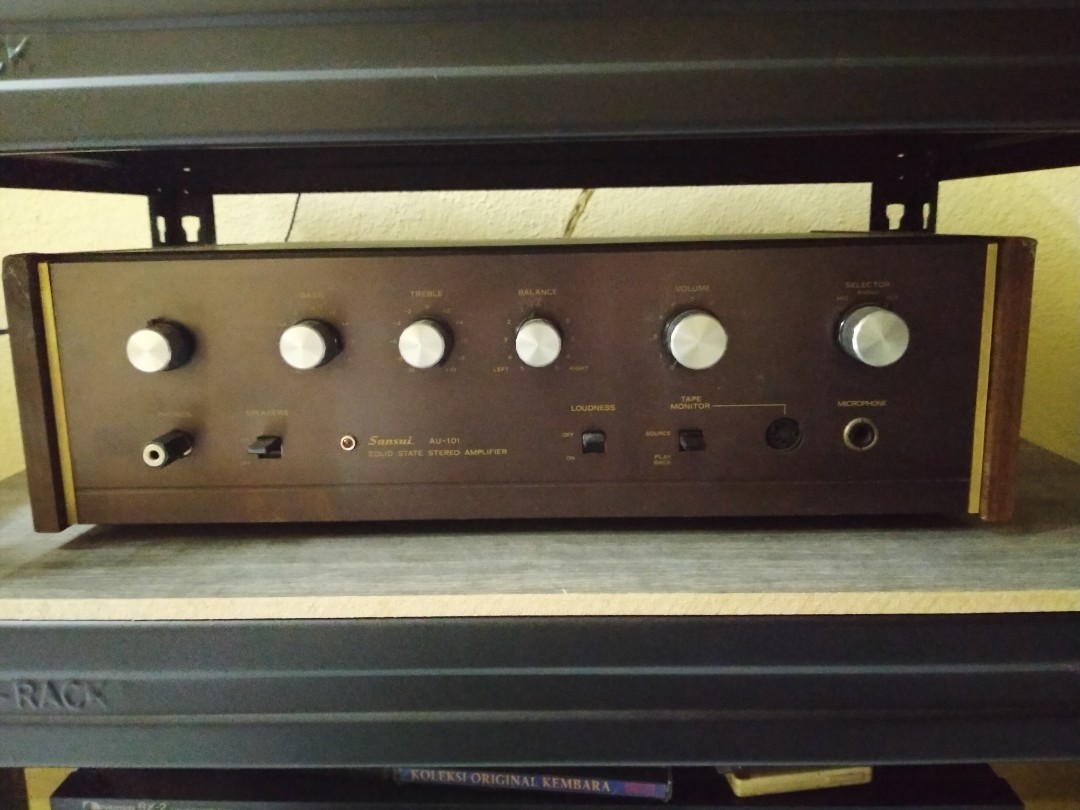 Amplifier sansui au101 recap, Audio, Portable Audio Accessories on