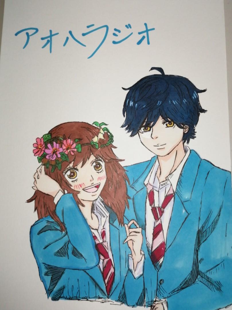 Anime Aoharuride Copic Marker Art J Pop On Carousell There are 2483 copic marker art for sale on etsy, and they cost sgd 63.50 on average. anime aoharuride copic marker art