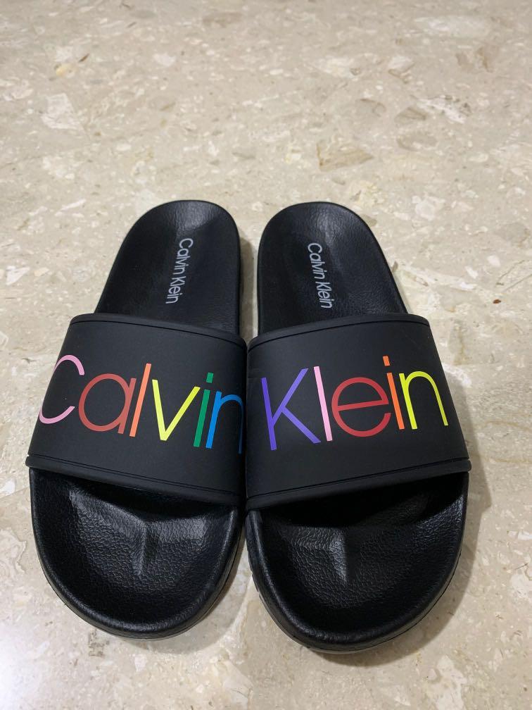 calvin klein rainbow sliders
