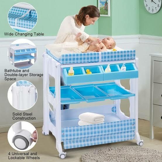 baby changing table and bath tub Babies Kids Baby Nursery