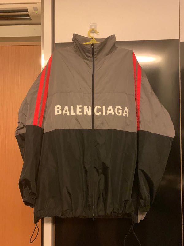 balenciaga red track jacket