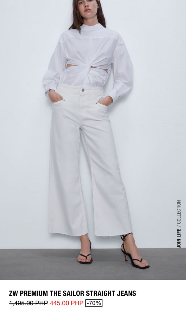 zara premium straight jeans