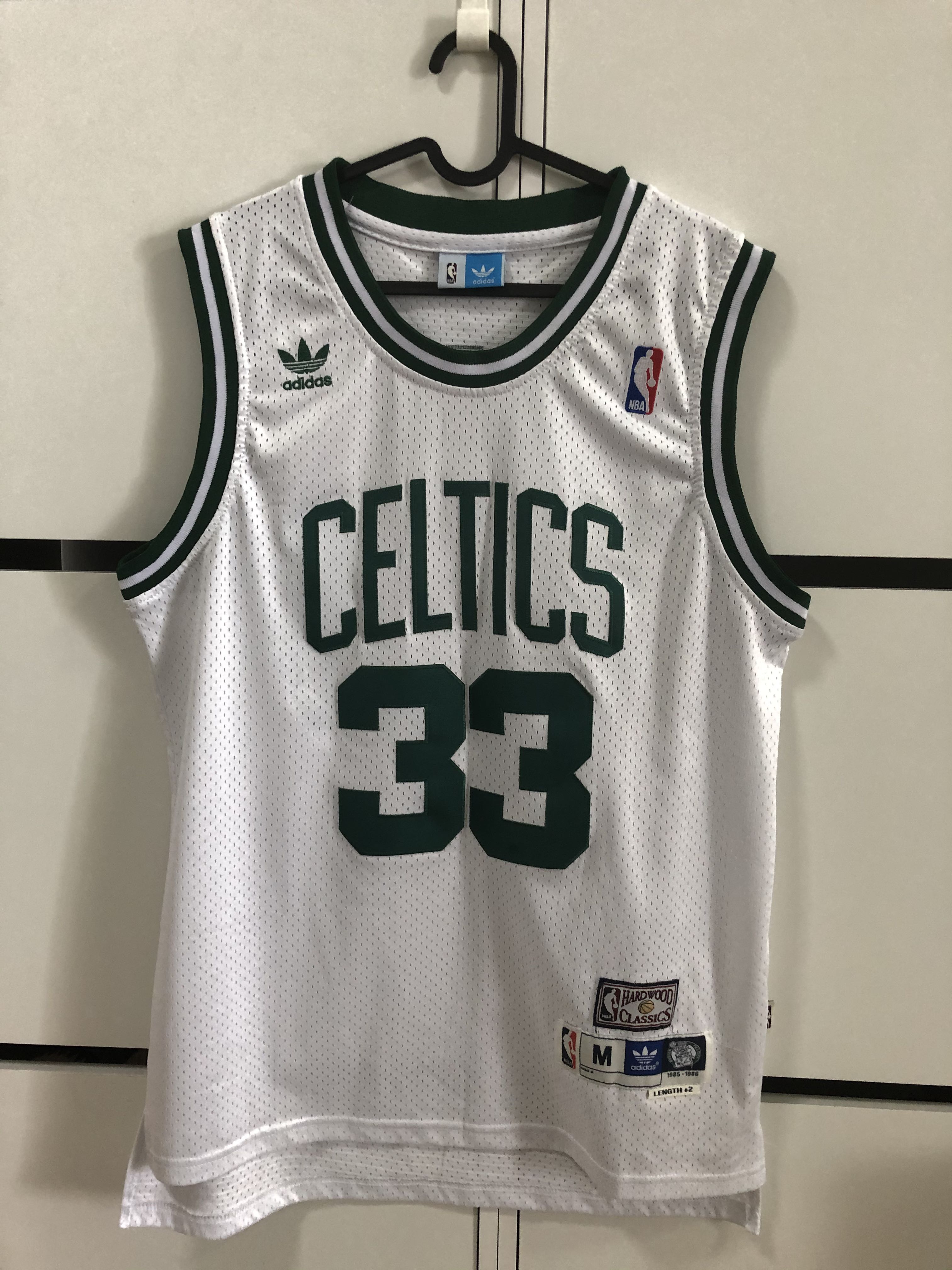 Boston Celtics (Larry Bird No.33) NBA Jersey, Men's Fashion, Activewear on  Carousell