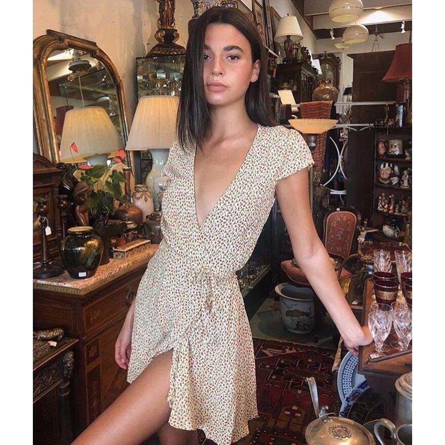 Brandy melville yellow dress shop