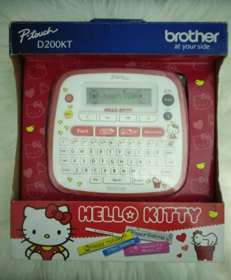 brother hello kitty labeller