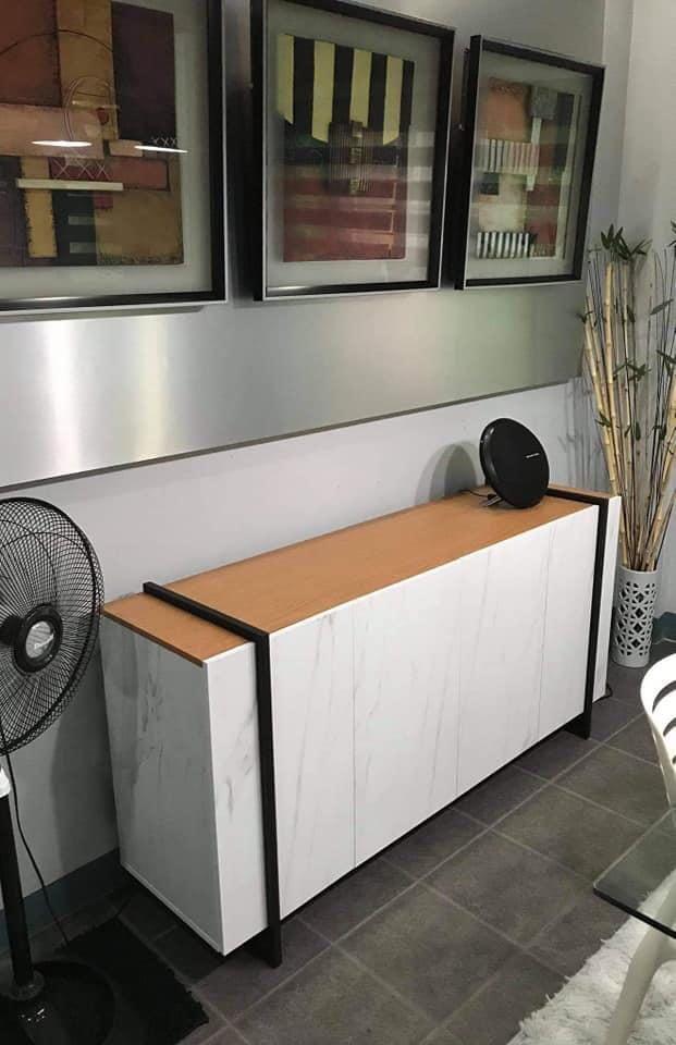 Buffet Multifunction Table / Console (Category: Tables & Sets) located in Marikina City. Submitted by tmfurniture (Listing ID 1032219537, Image 1). Description: P 13,300 Style and Quality you can afford!!! Item Code: Aparador Buffet Copacabana Dimensions: L 160cm x 42.5 cm x 79cm Color in Calacatta / Natura Real / Matte Made in Brazil.