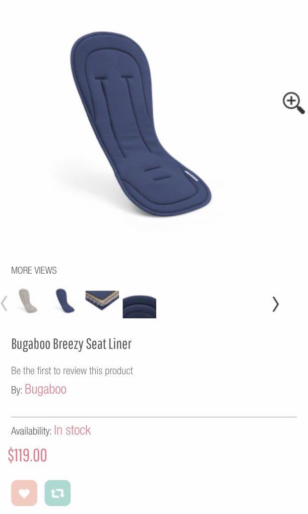 Bugaboo Breezy Seat Liner Babies Kids Going Out Strollers on Carousell