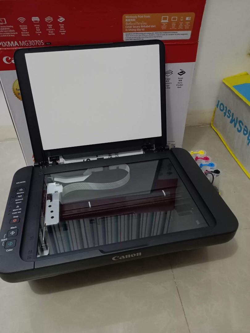 Canon wifi 3in1 printer with Continous CIS, Computers & Tech, Printers ...