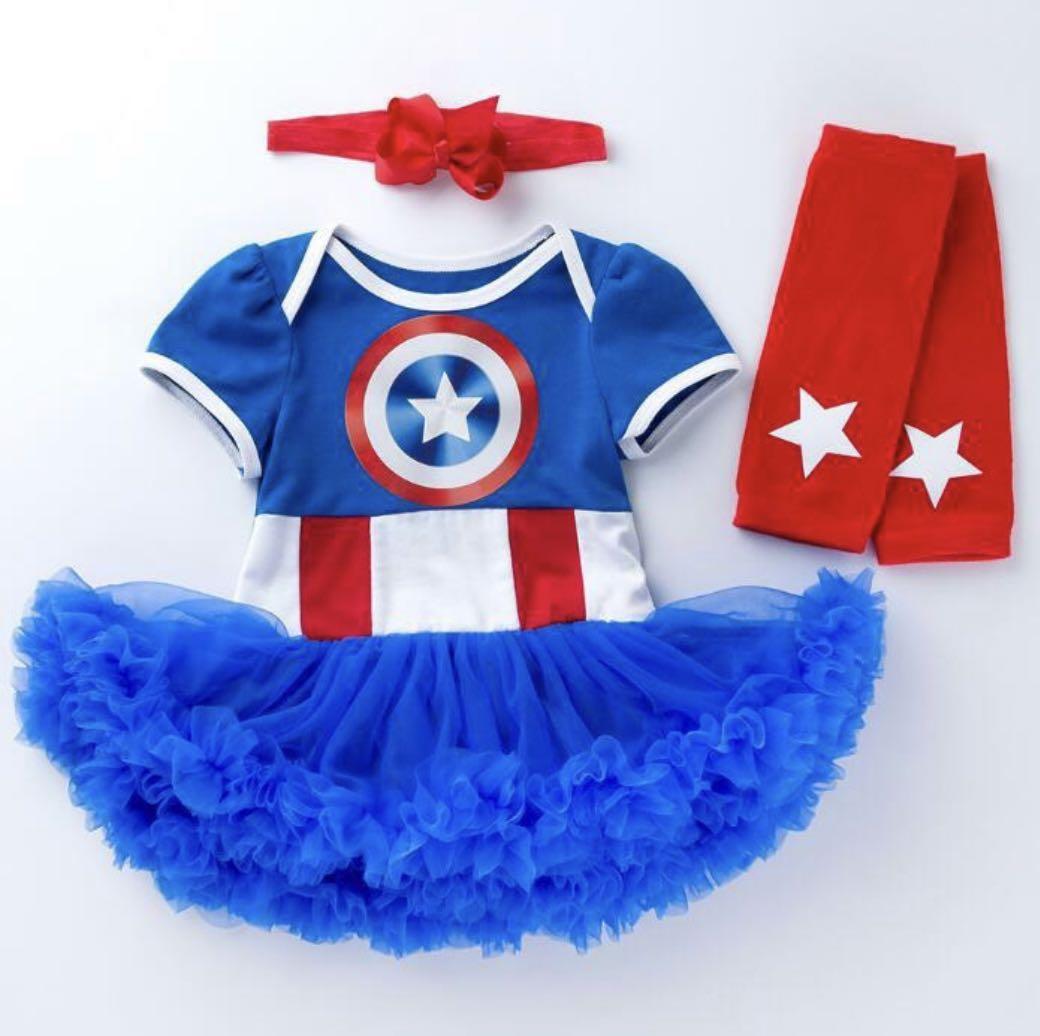 Captain America Baby Set Babies Kids Babies Apparel On Carousell