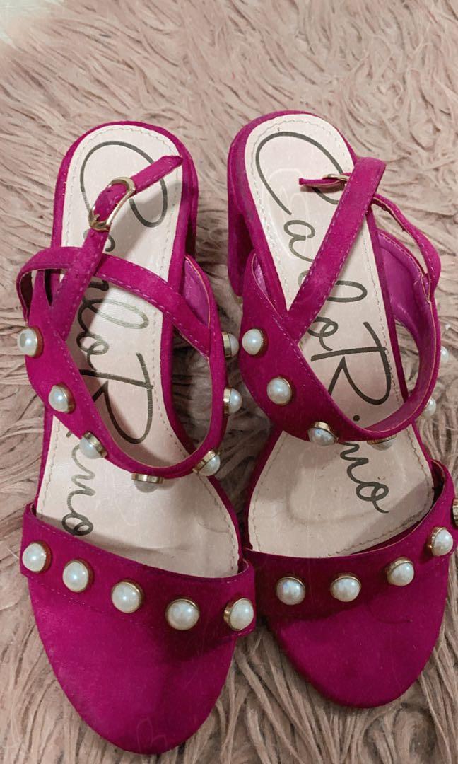 pearl pink heels