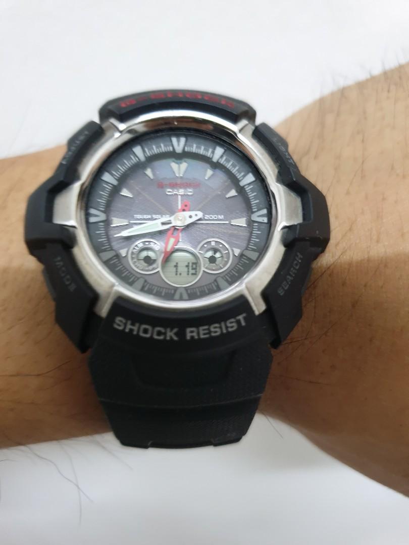 Casio G Shock GW1500A Solar Ana Digi Multiband