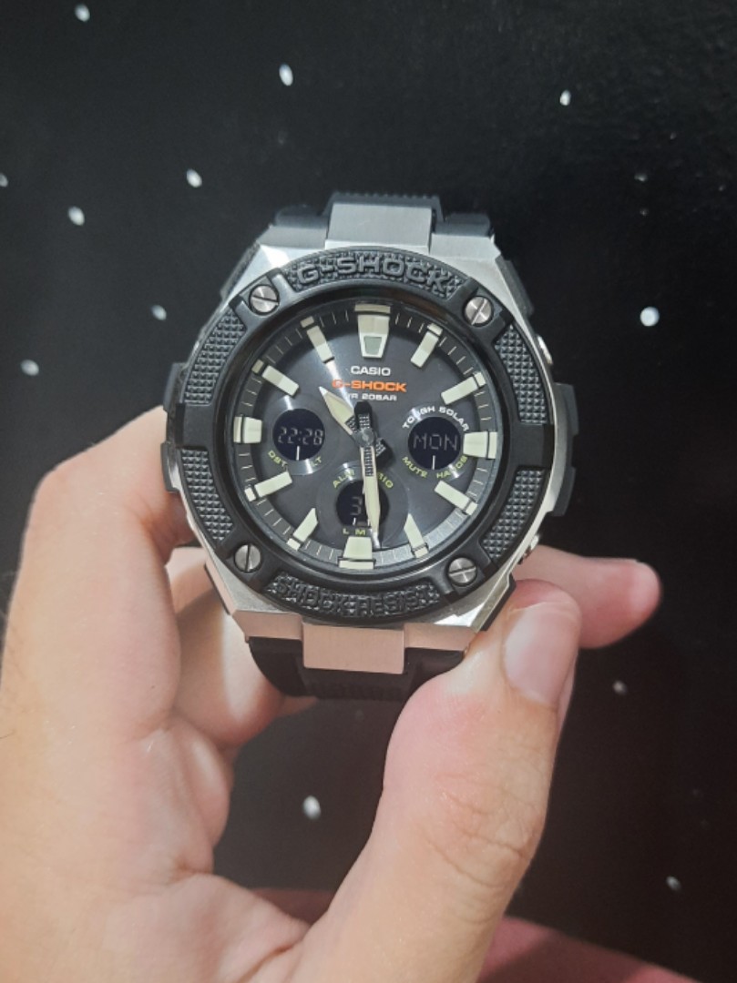 Casio GST 330ac 3dr G shock G steel watch SOLAR watch Men s