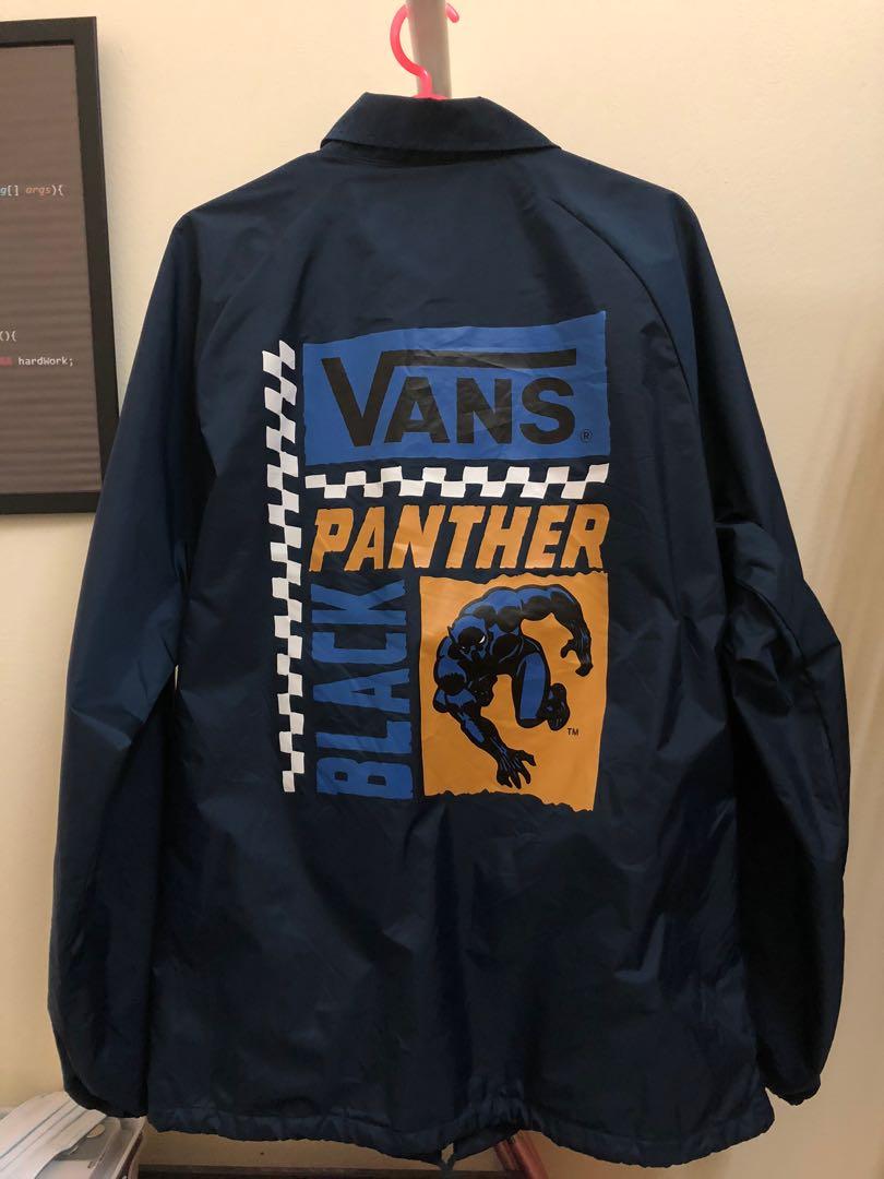vans black panther jacket