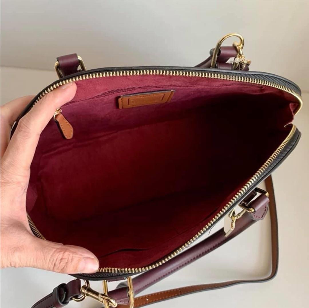 Brunei Shoppers - AUTH COACH SIERRA SATCHEL IN SIGNATURE (LARGE) NO. F58287  $160 Pre order 13 1/2 (L) x 9 1/2 (H) x 4 3/4 (W) Complete inclusions  W/a: 8304339/ 8236443