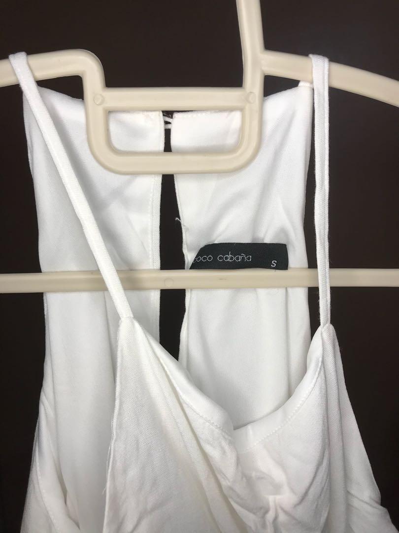Coco Cabana White Linen Dress, Women's Fashion, Dresses & Sets, Dresses ...