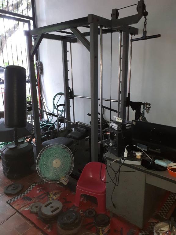 Complete Gym Set, Sports Equipment, Exercise & Fitness, Toning
