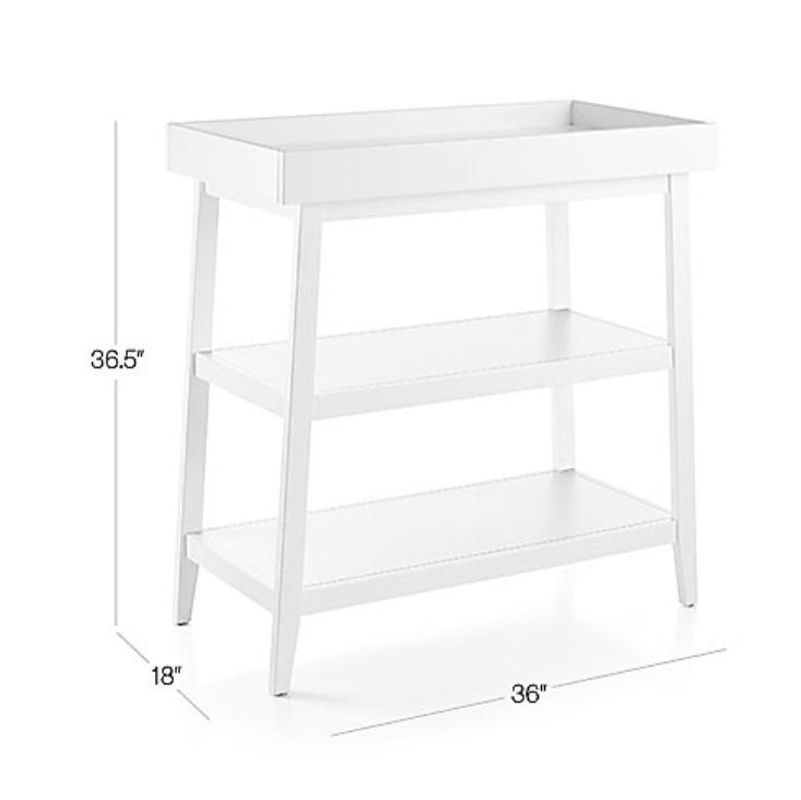 Changing table top crate and barrel