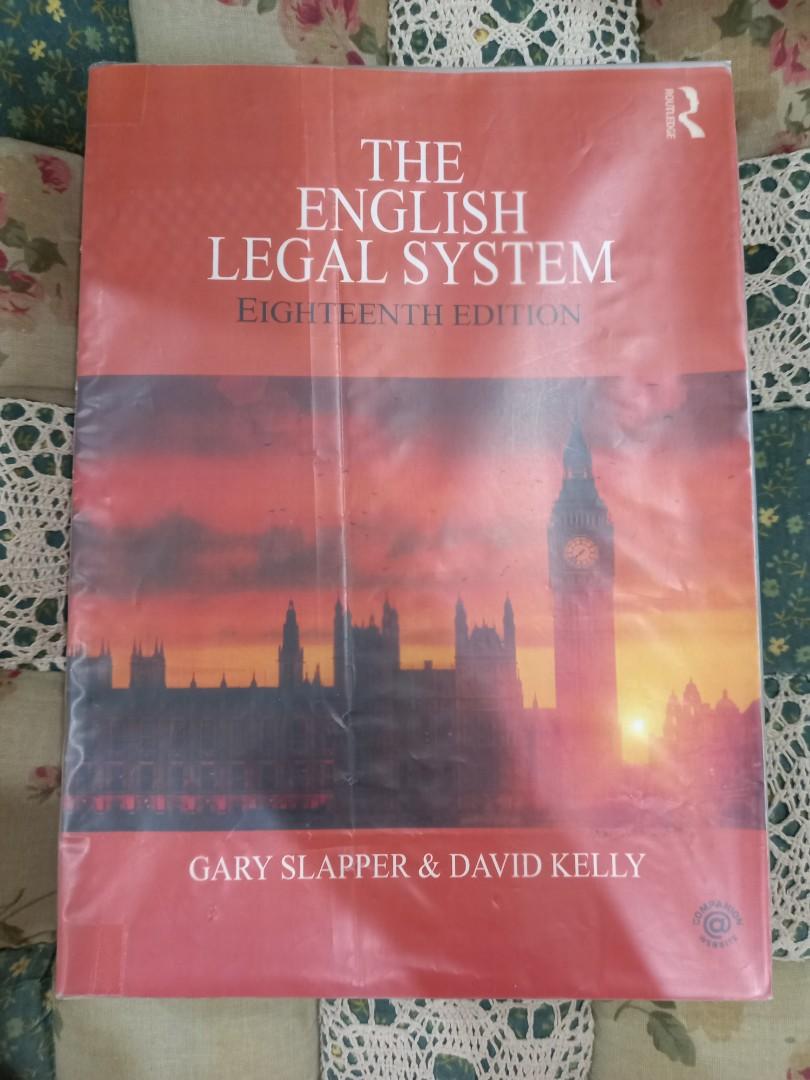 English Legal System Common Law Reasoning Textbooks On Carousell