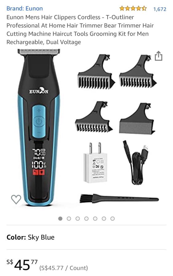 eunon professional hair clipper