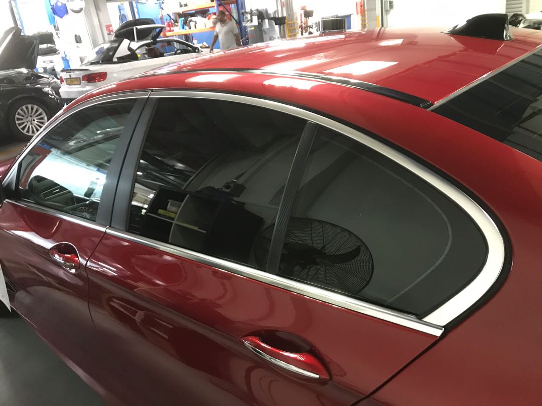 F10 Window Trim Dechrome, Car Accessories, Accessories on Carousell