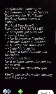 Vacancy Work Jobs Carousell Malaysia