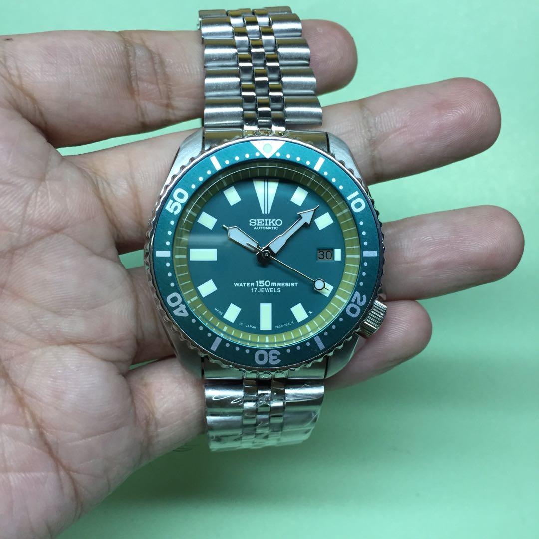 For Sale: 1991 Seiko Diver Automatic 150m 7002-7000 “Hulk Mod.”, Men's  Fashion, Watches & Accessories, Watches on Carousell