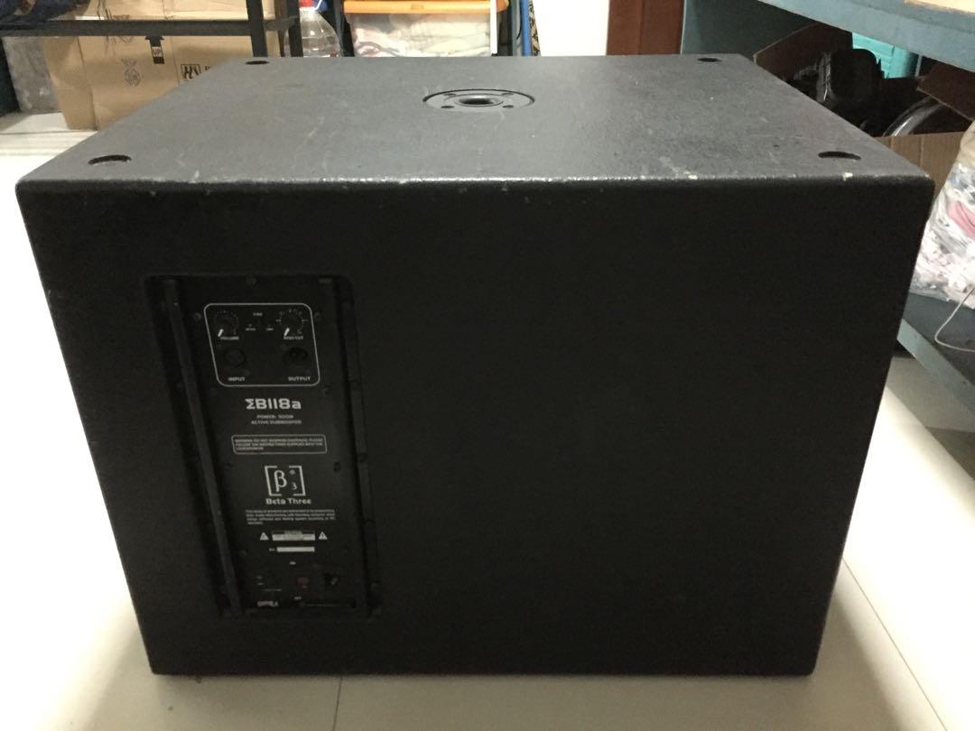 Beta 3 speakers 18 inch price top