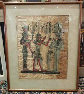 Framed Papyrus artwork