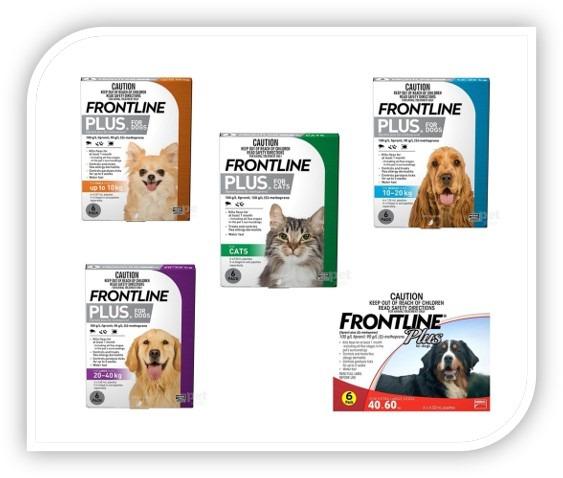 Frontline Plus For Dogs Cats Time Sale Pet Supplies For Dogs Health Grooming On Carousell