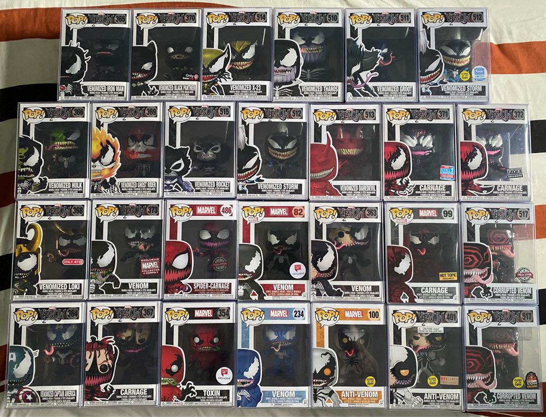 Venomized funko pop best sale set