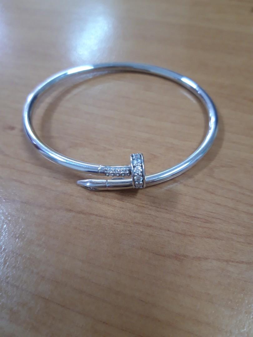 Gelang Emas Putih Fesyen Wanita Perhiasan Di Carousell